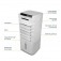 Climatizador de ar port�til 4 em 1 autonomia de 26h com controle remoto - BCL05A  220V