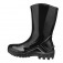 Bota de PVC imperme�vel cano m�dio sem forro preto - Vulcaflex
