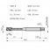 Macho m�quina a�o r�pido canal helicoidal M8 x 1,25 mm DIN 371 - EX00M8
