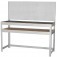 Bancada desmont�vel com 1 prateleira e painel perfurado - BM-U