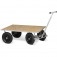 Carro plataforma com tampo em madeira capacidade de 600 kg - TM-89