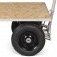 Carro plataforma com tampo em madeira capacidade de 600 kg - TM-89