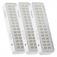 Kit 3 Lumin�rias de emerg�ncia 30 Leds branca  110V/220V
