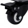 Rod�zio girat�rio com freio de polipropileno 1.5/8