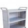 Carro bandeja extra triplex com fechamento lateral - CH3000
