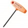 Chave hexalobular T45 x 150 mm cabo T a�o cromo van�dio