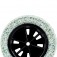 Roda completa com pneu maci�o 8 x 3/4
