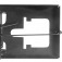 Ratoeira grande 160 mm x 88 mm em a�o oxidado preto