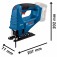 Serra tico tico a bateria 18V Brushless Sem bateria - GST 183-L