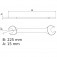 Chave fixa 12 x 13 mm a�o cromo van�dio com cartela