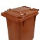 Cesto de lixo gari 240L com rodas de 200 mm sem pedal - C240MR