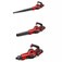 Soprador de folhas a bateria 18V com 3 bicos e sem bateria - GE-UB 18/250