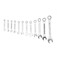 Jogo de chave combinada 6 a 22 mm com 12 pe�as - 7885
