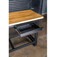 Bancada aberta 1500 x 600 mm com 1 gaveta tampo de madeira pinus - RLL-200