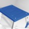 Escada banqueta de alum�nio 2 degraus + patamar - 40000/001