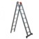 Escada de alum�nio extens�vel 3,24 x 5,42 m 2 x 11 degraus 3 em 1